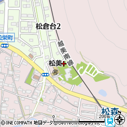 岐阜県美濃市松森2163周辺の地図