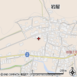 京都府与謝郡与謝野町岩屋889周辺の地図
