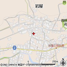 京都府与謝郡与謝野町岩屋470周辺の地図