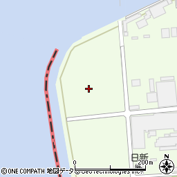 鳥取県境港市西工業団地186周辺の地図