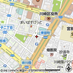 ビストロ居酒屋 ソーレ 川崎平和通り店周辺の地図