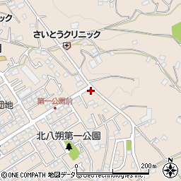 神奈川県横浜市緑区北八朔町1913-8周辺の地図