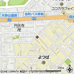 リビングパーク四谷上町４駐車場周辺の地図