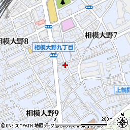 神奈川県相模原市南区相模大野9丁目3周辺の地図