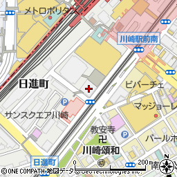 神奈川県川崎市川崎区日進町1-53周辺の地図