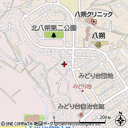 神奈川県横浜市緑区西八朔町37-52周辺の地図