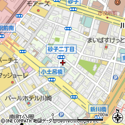 黒鶏ファニー川崎店周辺の地図