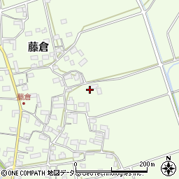 岐阜県山県市藤倉周辺の地図