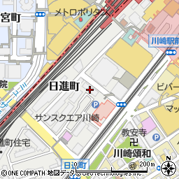川崎日航ホテル　施設課周辺の地図