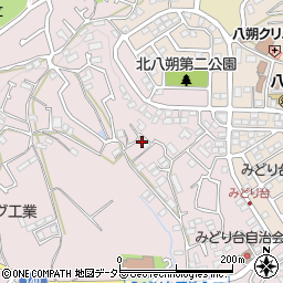 神奈川県横浜市緑区西八朔町56-3周辺の地図