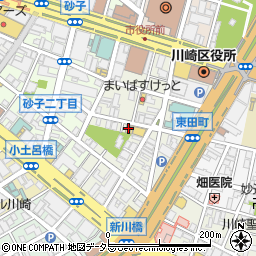 炭火焼肉 スタミナ苑 川崎店周辺の地図