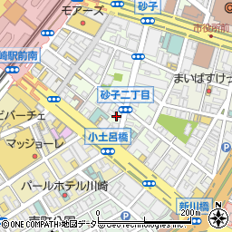 川崎中央商店街連合会周辺の地図