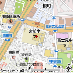 川崎市立宮前小学校周辺の地図