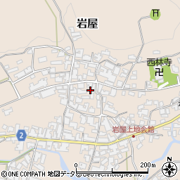 京都府与謝郡与謝野町岩屋486周辺の地図