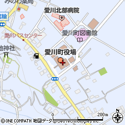 愛川町役場総務部　税務課収納班周辺の地図