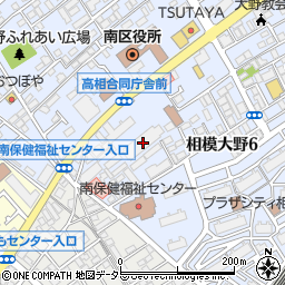神奈川県出先機関　高相合同庁舎県民の声相談室周辺の地図