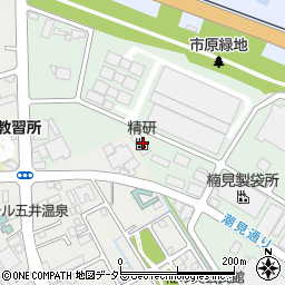 株式会社精研　市原工場周辺の地図
