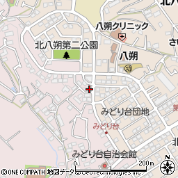 神奈川県横浜市緑区西八朔町37-81周辺の地図
