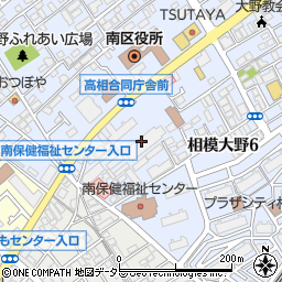 神奈川県出先機関　企業庁相模原南水道営業所周辺の地図