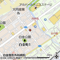 松屋市原白金通店周辺の地図
