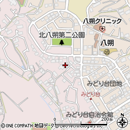 神奈川県横浜市緑区西八朔町37-56周辺の地図
