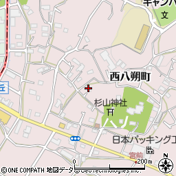 神奈川県横浜市緑区西八朔町214周辺の地図