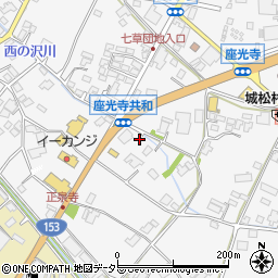 長野県飯田市座光寺（共和）周辺の地図