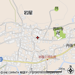 京都府与謝郡与謝野町岩屋499周辺の地図