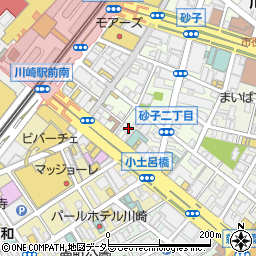 アース川崎店周辺の地図