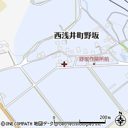 滋賀県長浜市西浅井町野坂119-2周辺の地図
