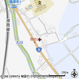 滋賀県長浜市西浅井町塩津中257周辺の地図