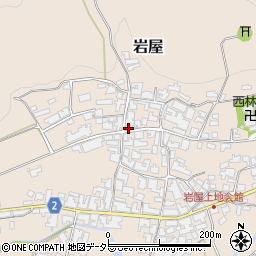 京都府与謝郡与謝野町岩屋477周辺の地図