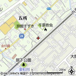 千葉県市原市五所1477周辺の地図