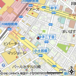 肉の頂 川崎店周辺の地図