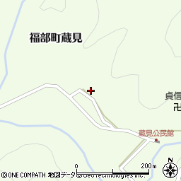 鳥取県鳥取市福部町蔵見202周辺の地図