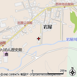 京都府与謝郡与謝野町岩屋262周辺の地図