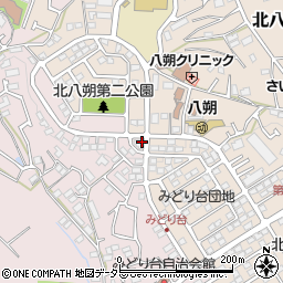 神奈川県横浜市緑区西八朔町37-87周辺の地図