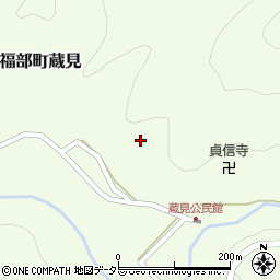 鳥取県鳥取市福部町蔵見240周辺の地図