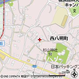 神奈川県横浜市緑区西八朔町315周辺の地図