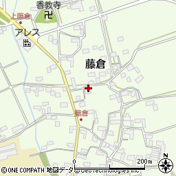 岐阜県山県市藤倉451周辺の地図