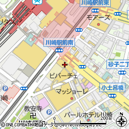 ドトール珈琲店川崎ゼロゲート店周辺の地図