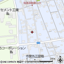 鳥取県境港市外江町3381周辺の地図