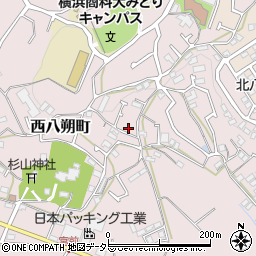 神奈川県横浜市緑区西八朔町765周辺の地図