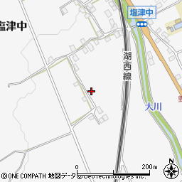 滋賀県長浜市西浅井町塩津中373周辺の地図