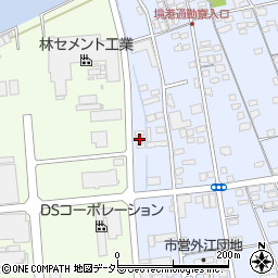 鳥取県境港市外江町3695-5周辺の地図