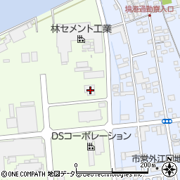鳥取県境港市西工業団地50周辺の地図
