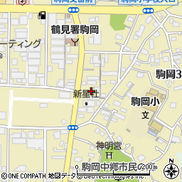 ファミリーマート横浜駒岡三丁目店周辺の地図