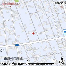 鳥取県境港市外江町3017周辺の地図
