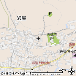 京都府与謝郡与謝野町岩屋515周辺の地図