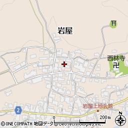 京都府与謝郡与謝野町岩屋498周辺の地図
